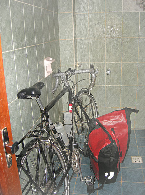 Bike-in-Shower
